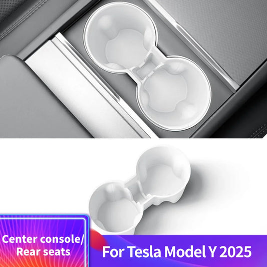 Becherhalter für Tesla Model Y Juniper 2025 – SwissGlanzGarage Ansicht 2