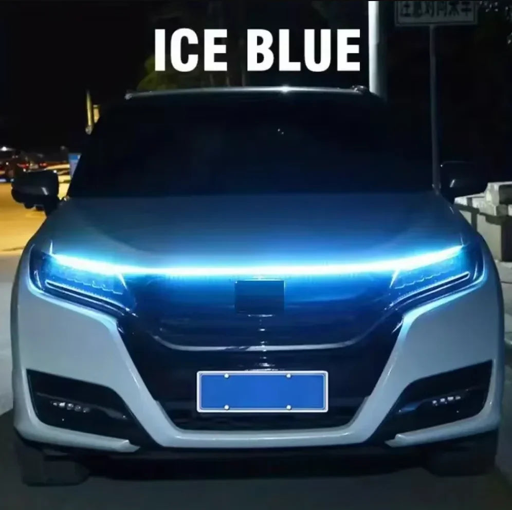 Dynamischer LED Motorhaube Lichtstreifen