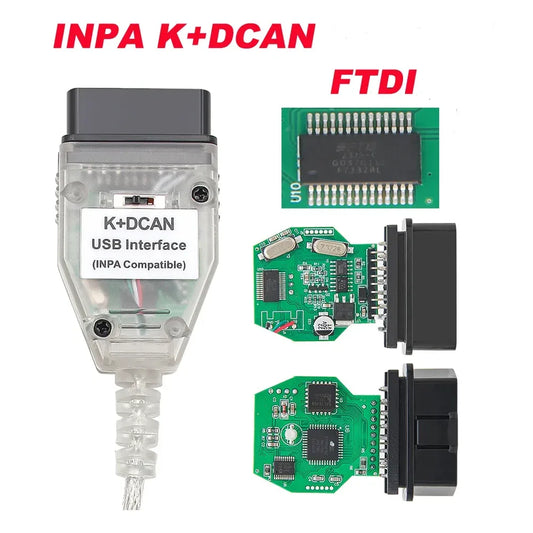 OBD2 K+DCAN USB Diagnose Interface mit FTDI Chip