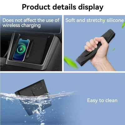 Silicone Kabellos Charging Mat Tesla Model Y – SwissGlanzGarage Autopflege Schweiz