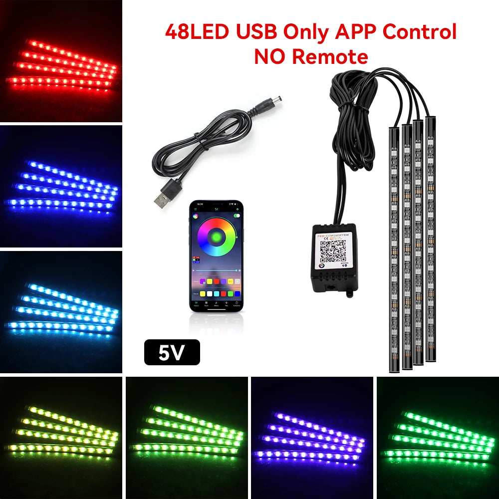LED Fussraum-Beleuchtung Set