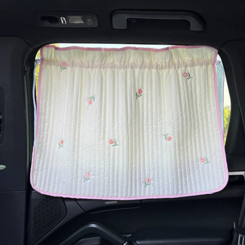 Sonnenblende Auto mit Cartoon-Motiv