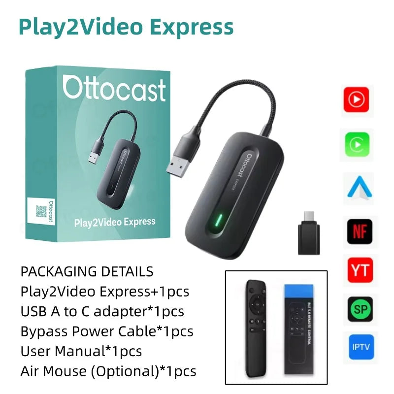 Ottocast Play2Video Express Adapter
