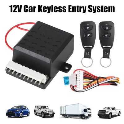 Universal Auto Funk-Zentralverriegelung Set 12V – SwissGlanzGarage Autopflege Schweiz