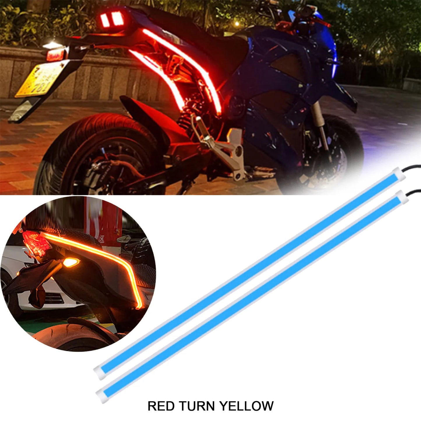 Motorrad LED Blinker Tagfahrlicht Set