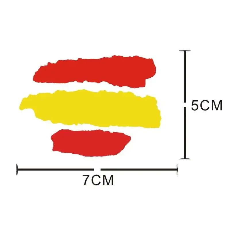 Kreative Spanien Vinyl Aufkleber Set