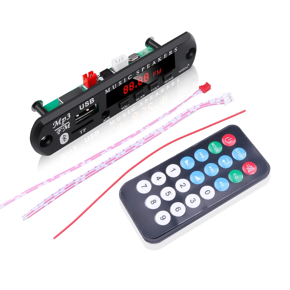 FM-Transmitter Bluetooth 5.0 mit USB-Ladegerät –