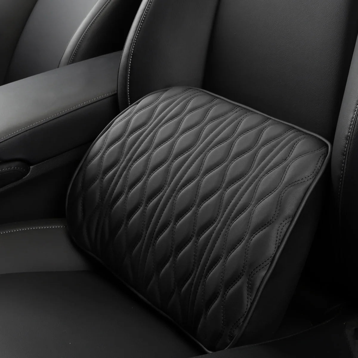 Nackenkissen PU Leder für Autositz