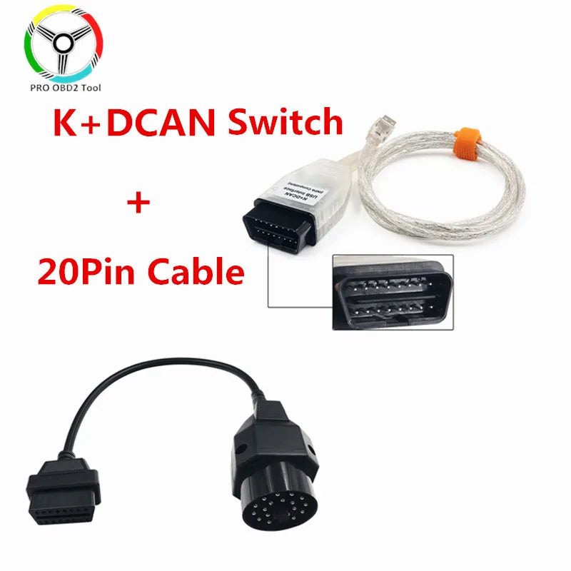 OBDII Diagnosekabel K+DCAN für BMW