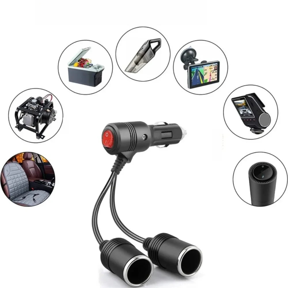 3-fach Zigarettenanzünder Splitter mit USB