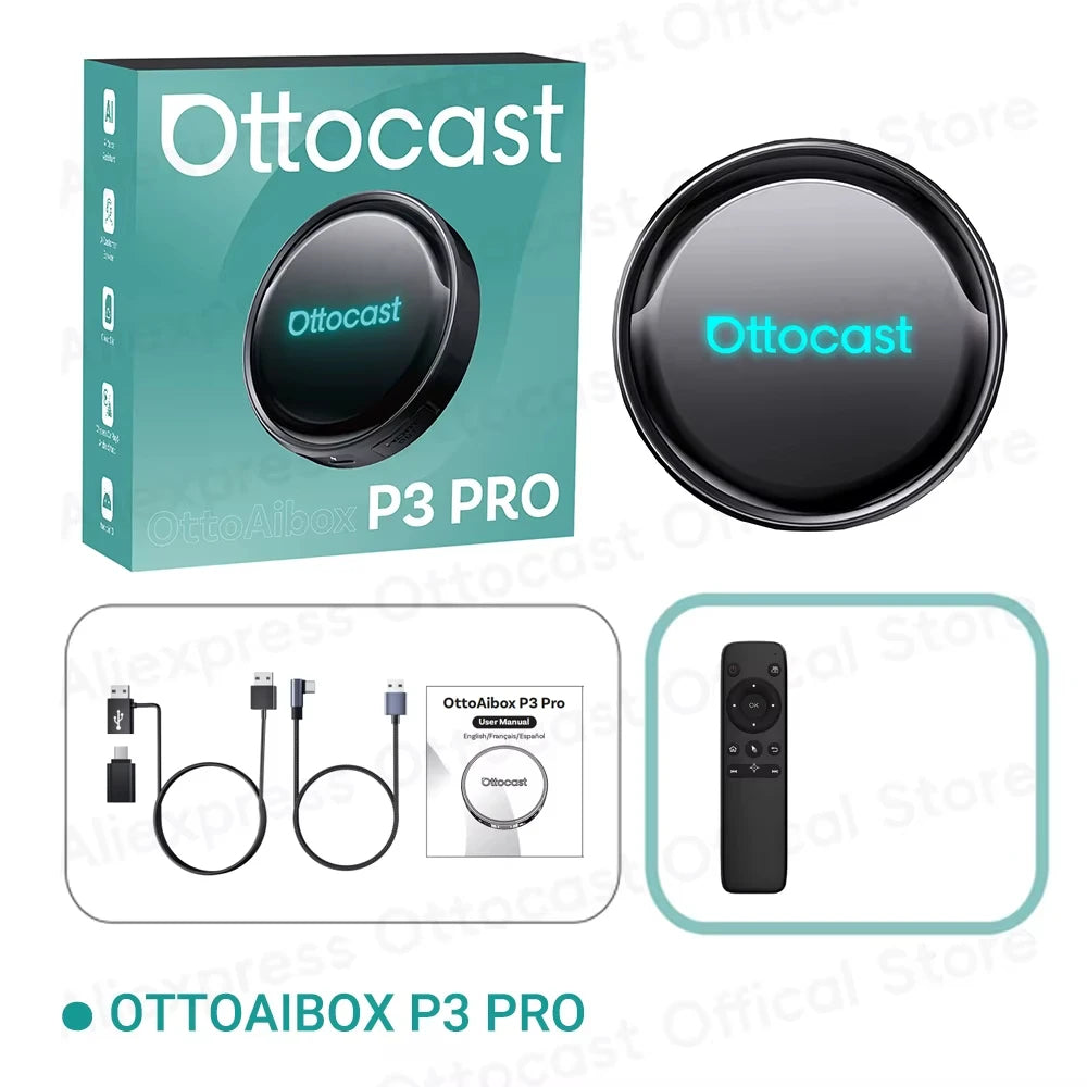 Ottocast P3 Pro Kabellos CarPlay Box