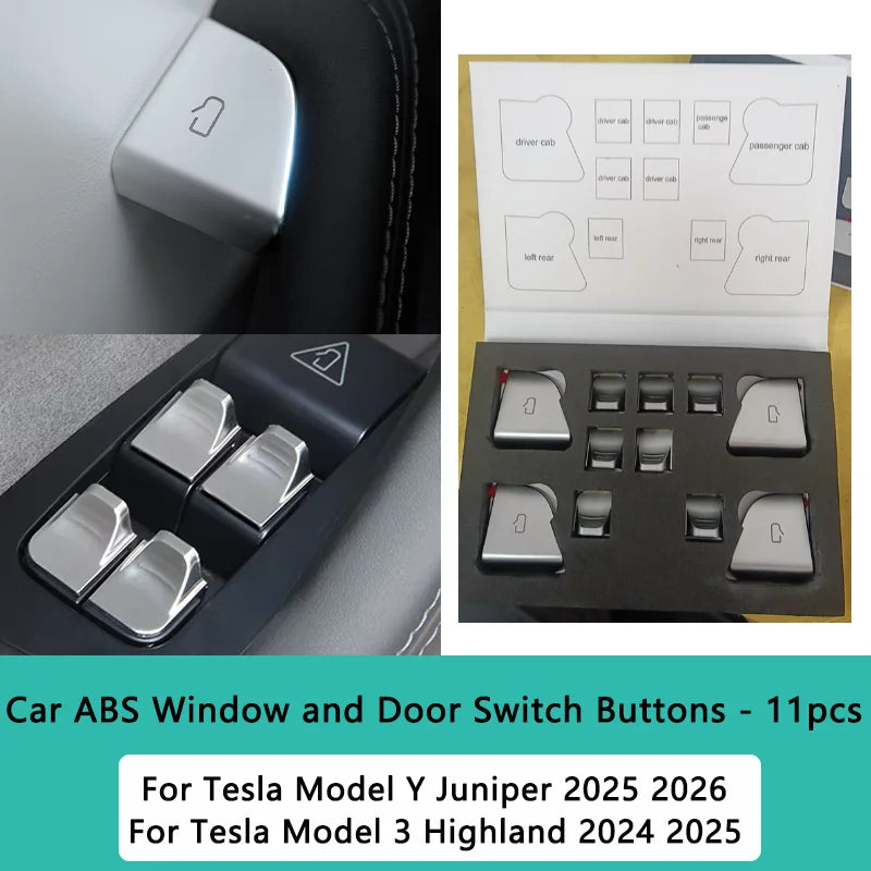 Auto-Türöffner-Knopf Aufkleber für Tesla