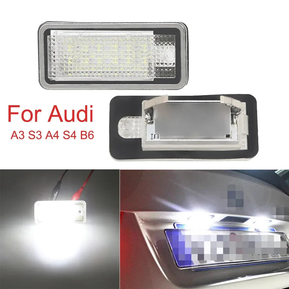 LED Kennzeichenbeleuchtung Audi A3 A4 S4 B6 B7 – SwissGlanzGarage Autopflege Schweiz
