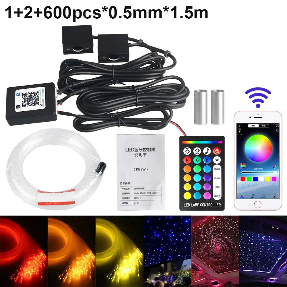 RGBW 1/2/4 Split Maschine Licht-Set