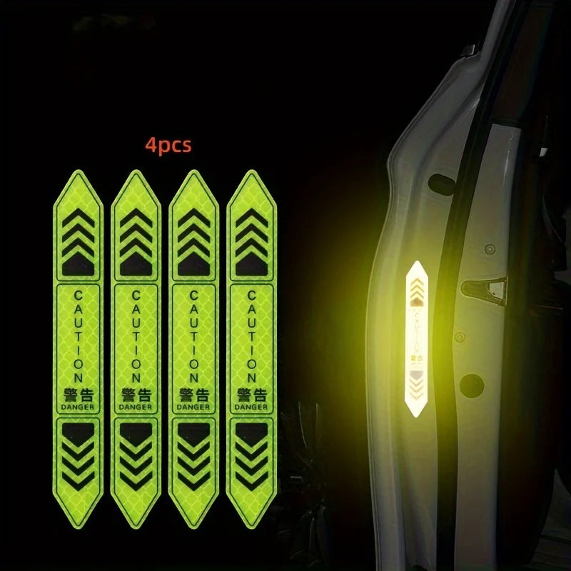 Reflektierende Auto-Türaufkleber Set