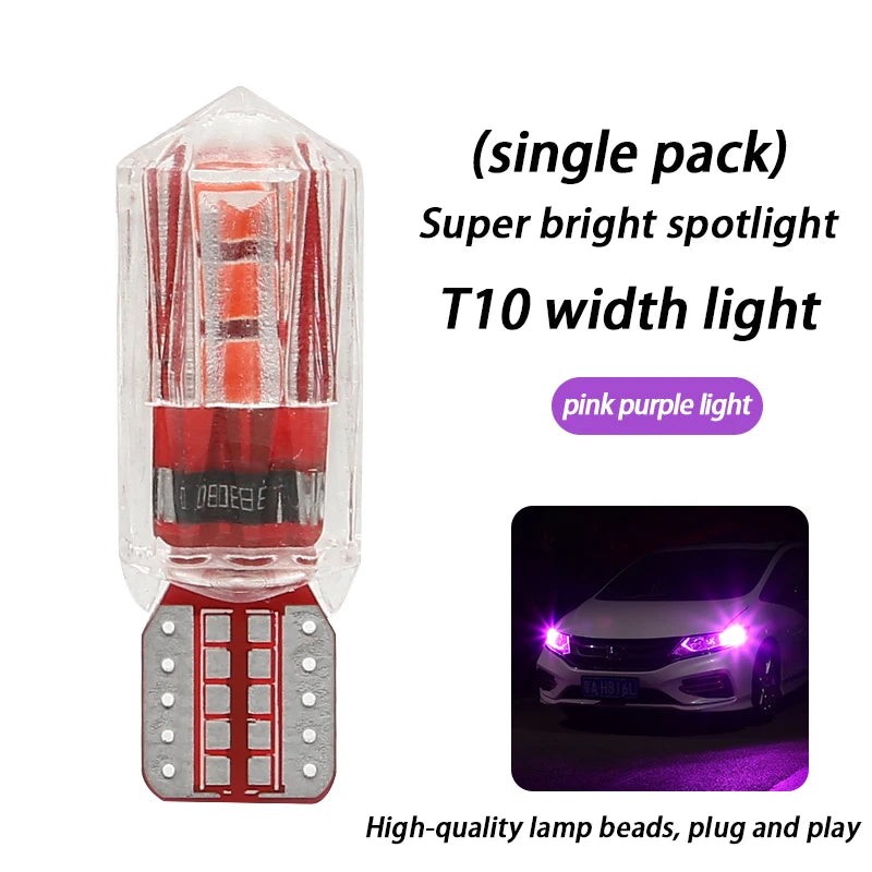 T10 LED Lampe Rot 12V 2er Set