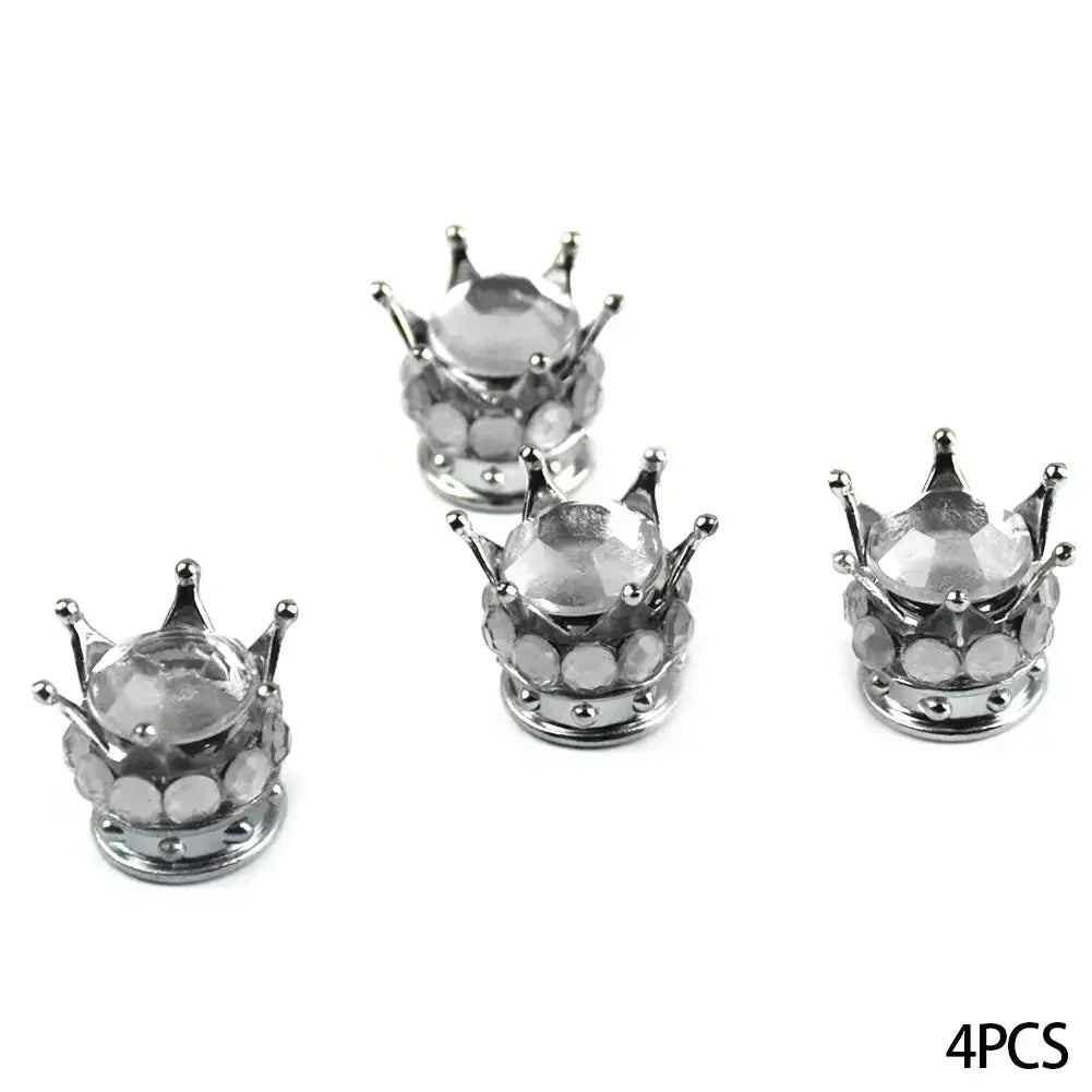 Ventilkappen Krone Bling Diamant-Design