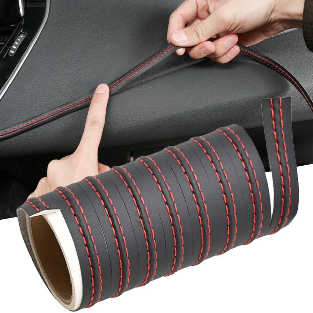 Universal PU-Leder Zierstreifen für Innenraum – SwissGlanzGarage Autopflege Schweiz