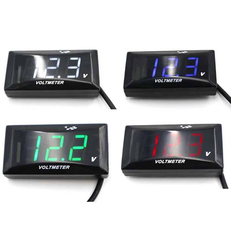 Digitales Voltmeter Panel 12V – SwissGlanzGarage Autopflege Schweiz