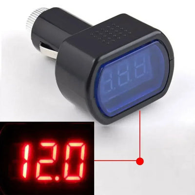 Digital LED Auto Volt Messgerät 12V 24V – SwissGlanzGarage Autopflege Schweiz