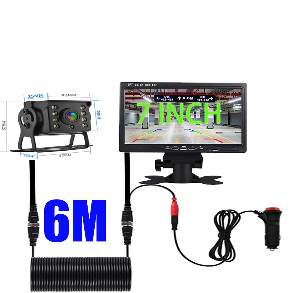 Universelle Rückfahrkamera mit 4.3/5/7 Zoll Monitor