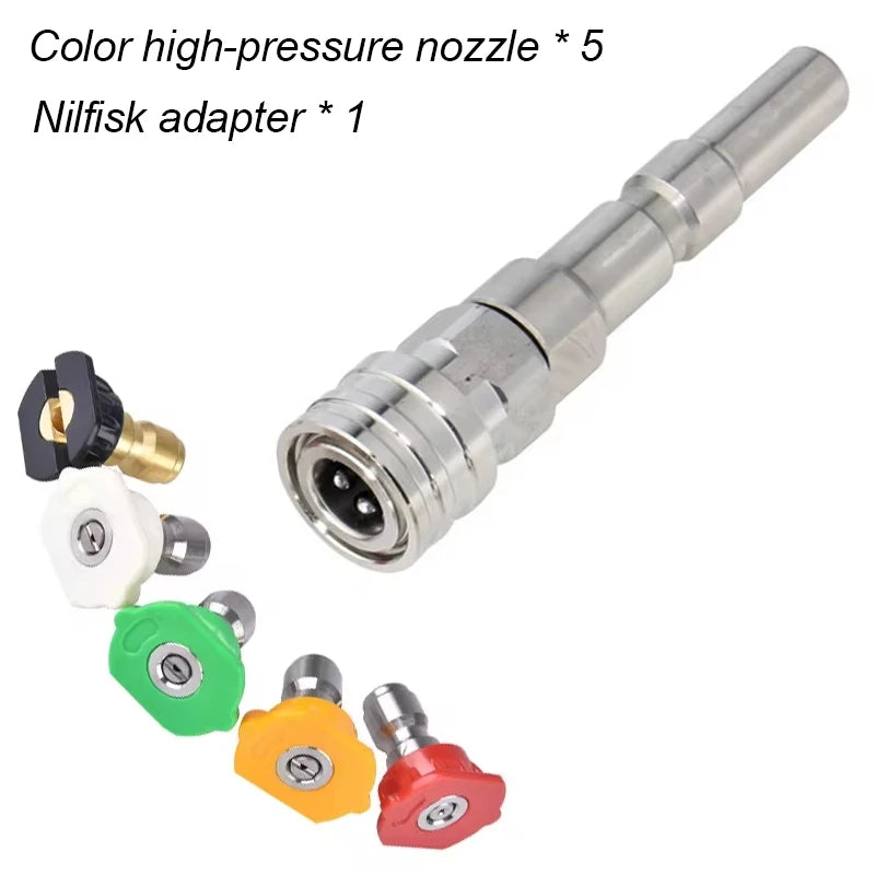 Hochdruckreinigungs-Gun Adapter Edelstahl 1/4in