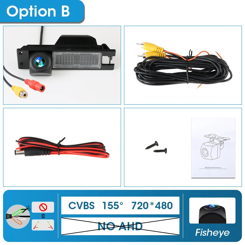 JMCQ AHD 1080P Rückfahrkamera 175° für Opel Astra H J