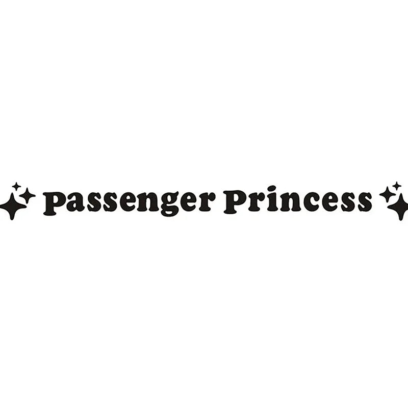 Spiegel-Dekor-Aufkleber "Passenger Princess"
