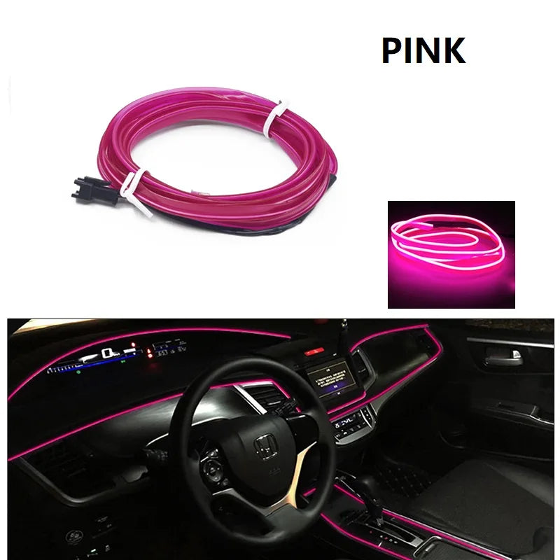 Neon LED Innenraumbeleuchtung Streifen 10m