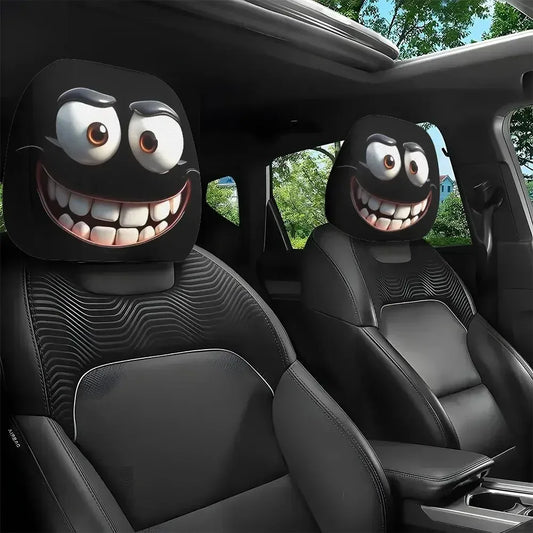 Kopfkissenbezug mit Smiley-Motiv – SwissGlanzGarage Autopflege Schweiz