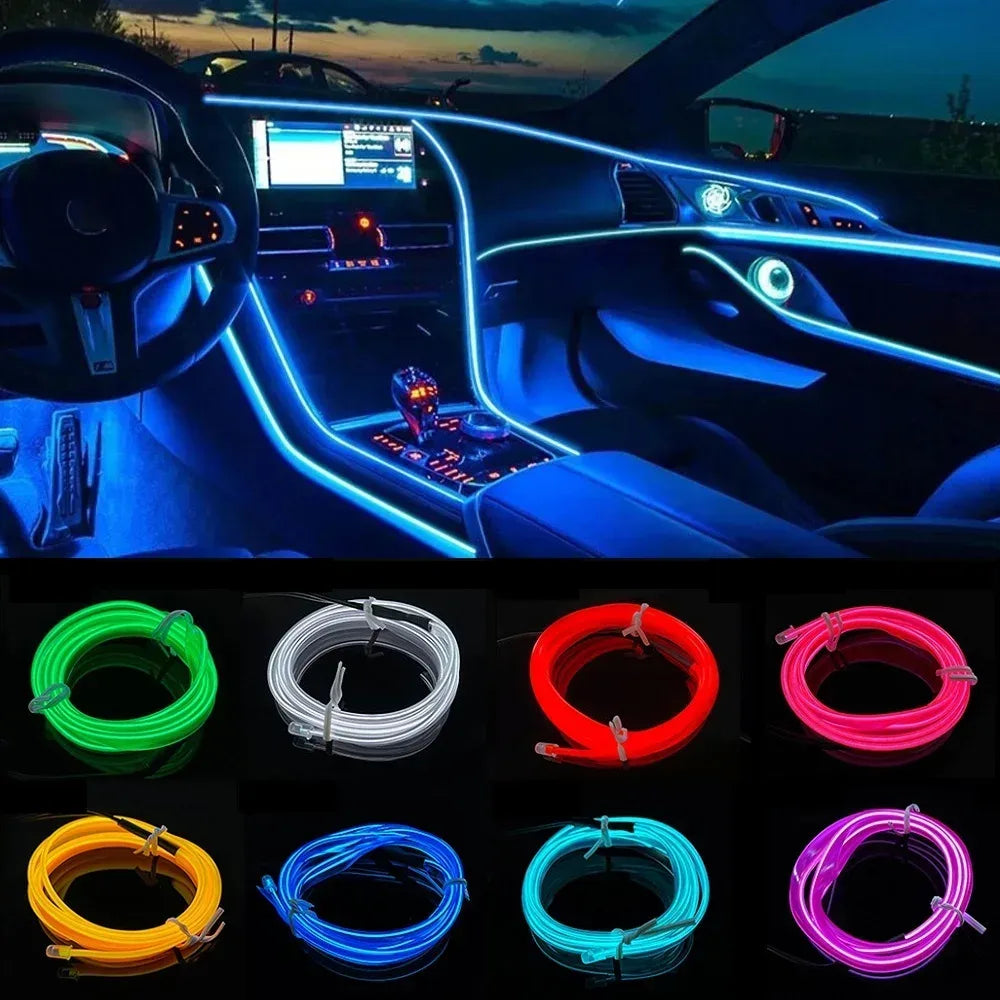 10M LED Innenraum Beleuchtungsstreifen – SwissGlanzGarage Autopflege Schweiz