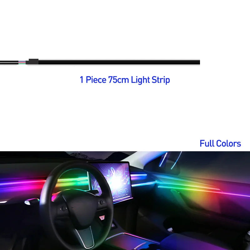 18 in 1 Auto Ambientebeleuchtung 64 Farben