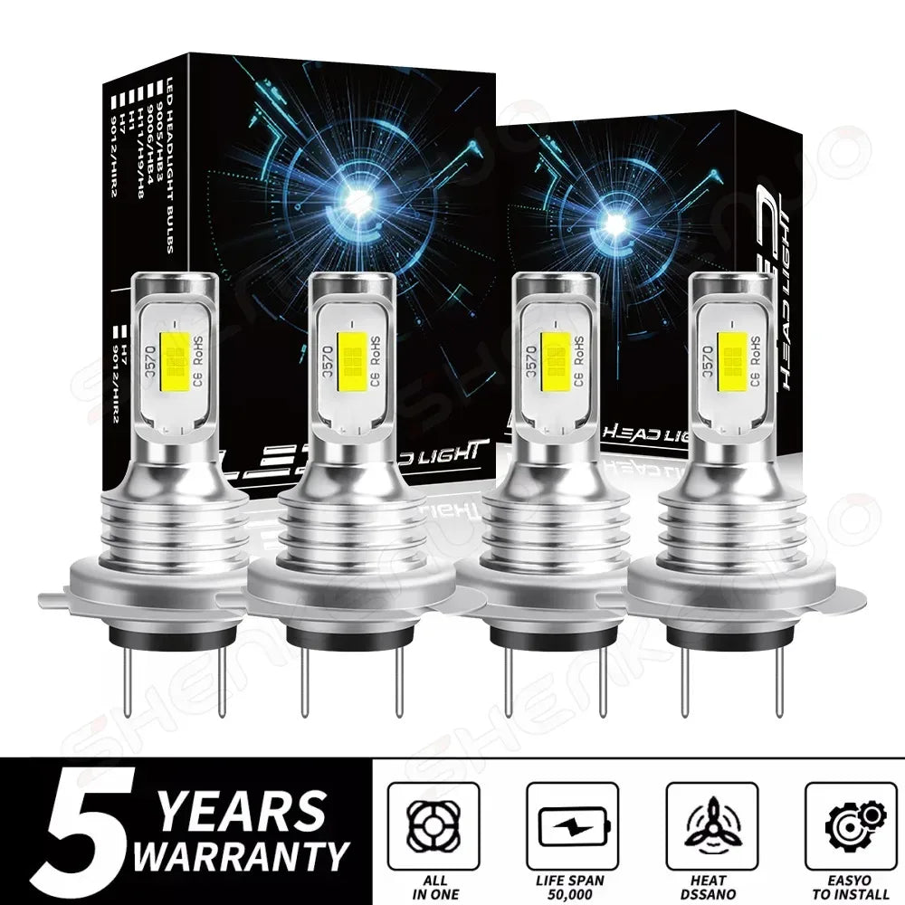 H7 LED Scheinwerfer Set 6 – SwissGlanzGarage Autopflege Schweiz