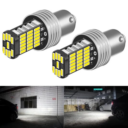 1156 BA15S P21W S25 LED Birnen Set – SwissGlanzGarage Autopflege Schweiz