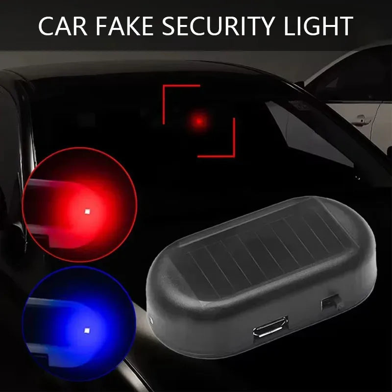 Solarbetriebenes Fake-Sicherheitslicht – SwissGlanzGarage Autopflege Schweiz