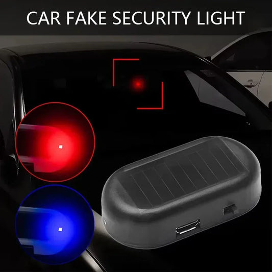 Solarbetriebenes Fake-Sicherheitslicht – SwissGlanzGarage Autopflege Schweiz