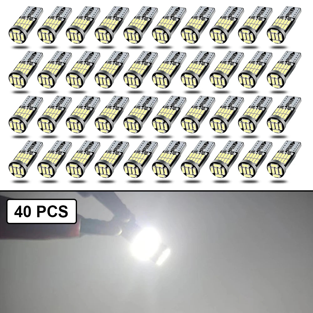 W5W T10 LED-Birnen 4014 SMD 6000K 5W5 - Superhelle –