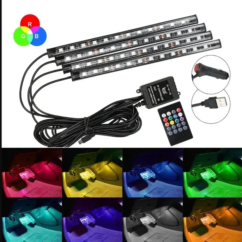 Universal RGB Ambient Lights LED Streifen – SwissGlanzGarage Autopflege Schweiz
