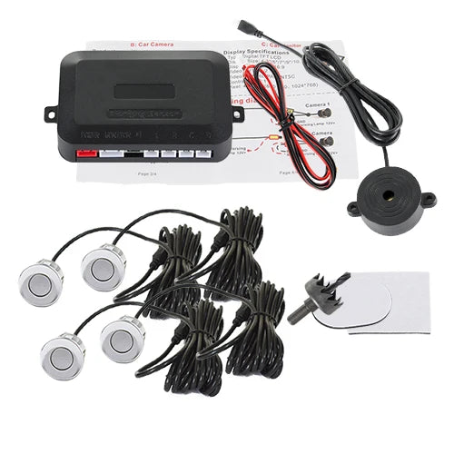 Parksensor-Set mit 4 Sensoren & Warnton