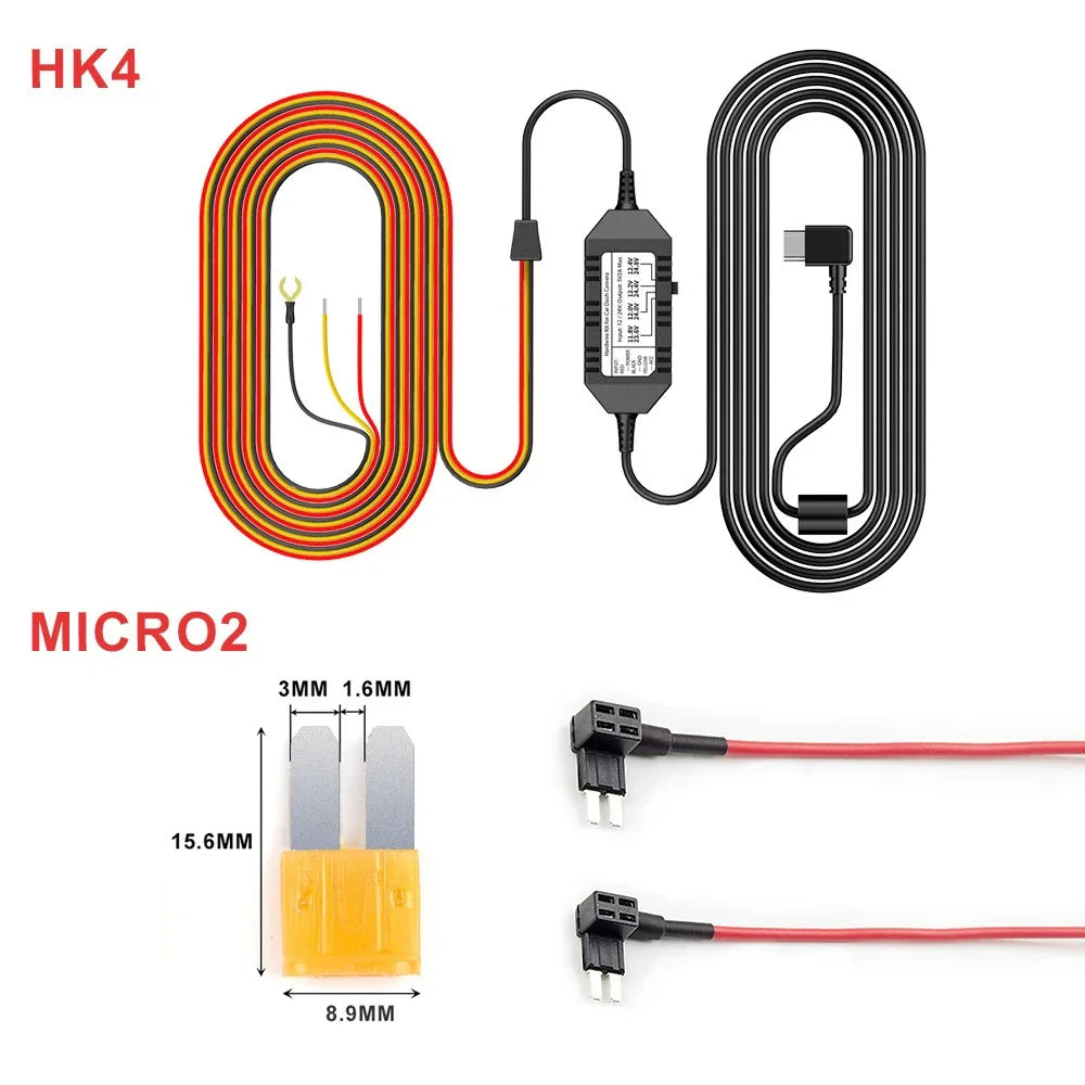 VIOFO Type-C HK4 ACC Hardwire Kabel