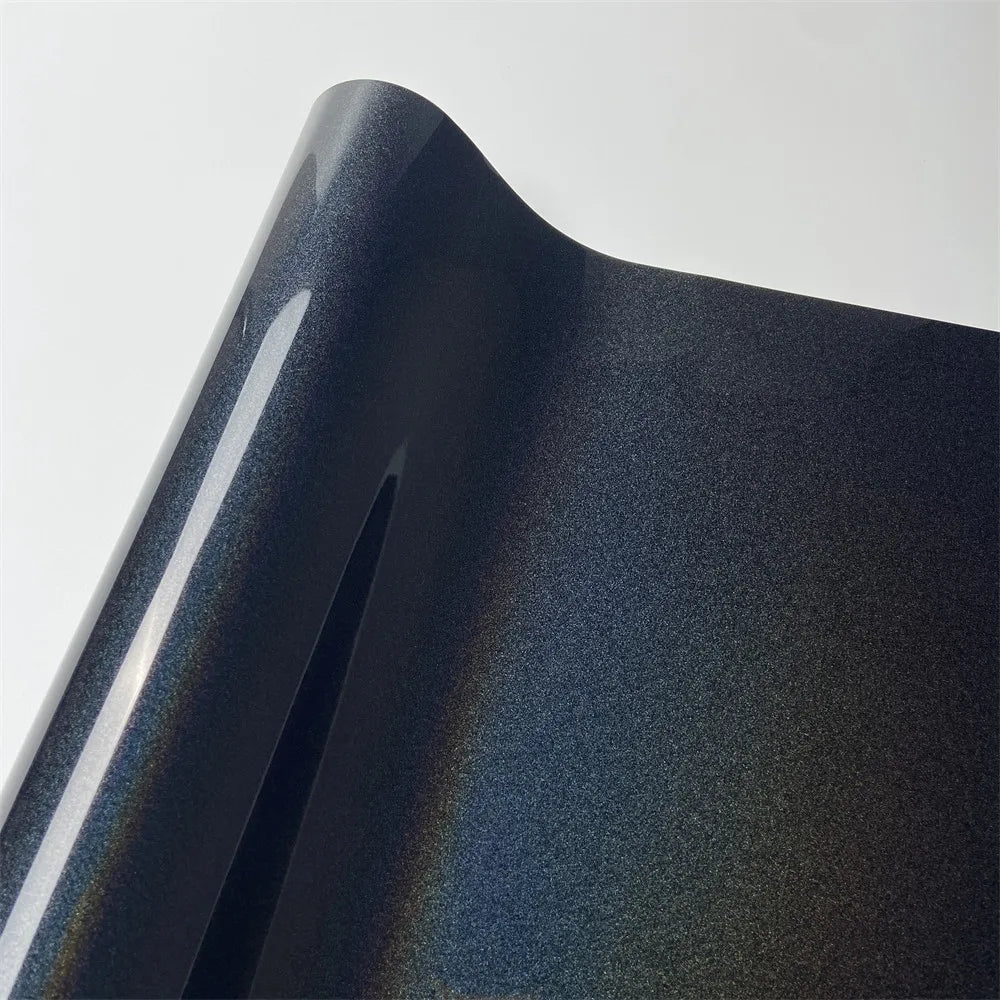 Schwarze Vinyl-Folie glänzend-matt