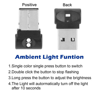 Mini USB LED Innenraumbeleuchtung – SwissGlanzGarage Autopflege Schweiz