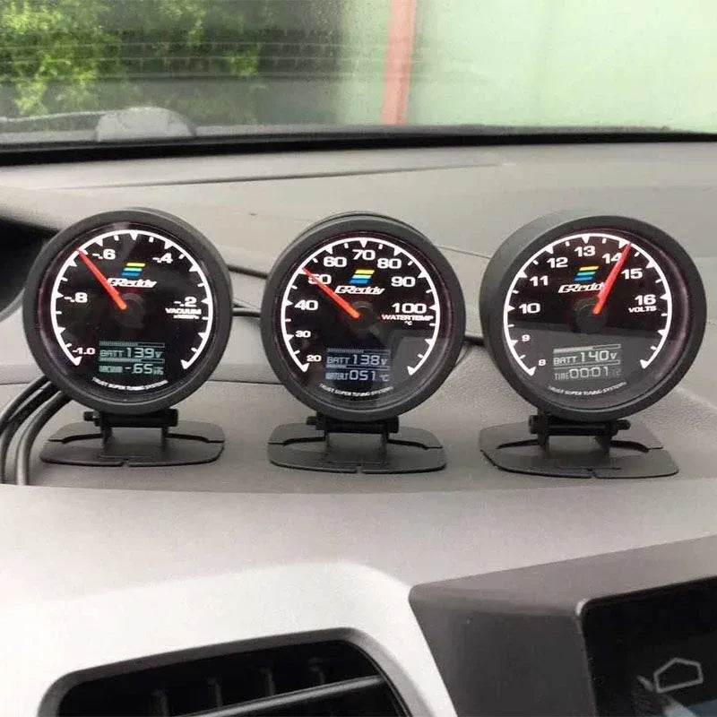 GReddi Boost Gauge Water Temp 7 Farben LCD Display – SwissGlanzGarage Autopflege Schweiz