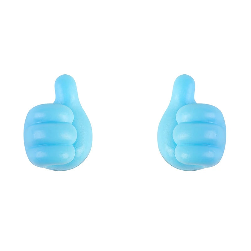 Handgefertigter Gummi-Halter für Brillen und Kabel