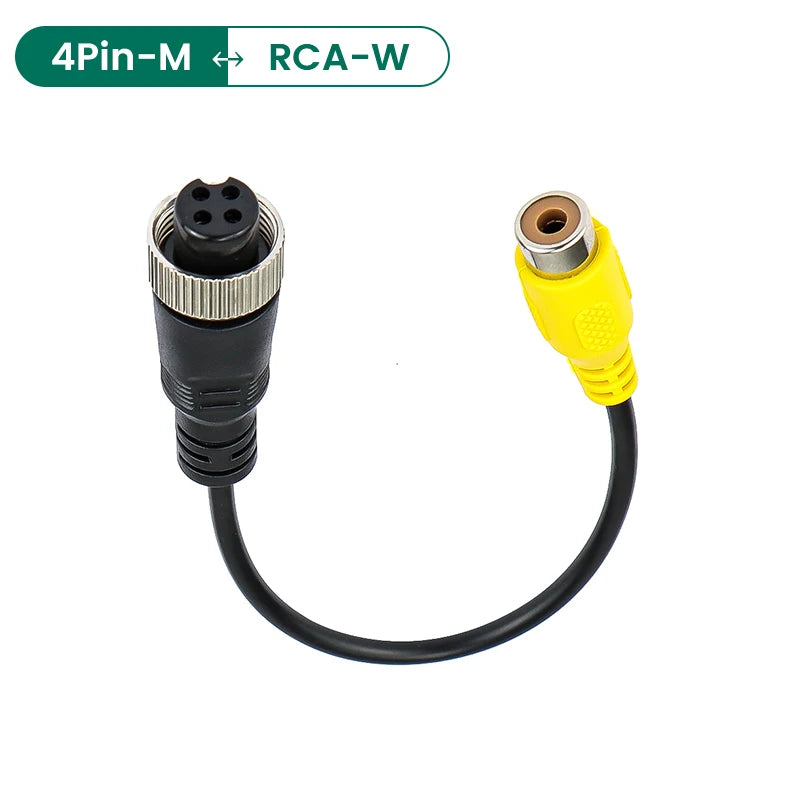 GreenYi 4Pin Aviation Stecker zu RCA AV Kabel