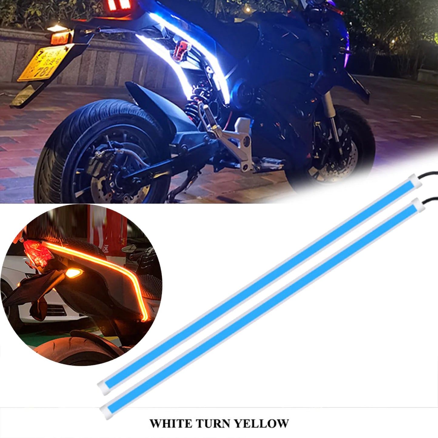 Motorrad LED Blinker Tagfahrlicht Set