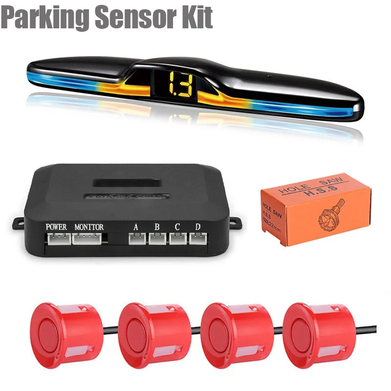 LED Parksensor-System mit Monitor-Set