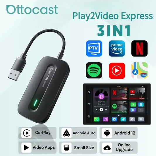 Ottocast Play2Video Express Adapter – SwissGlanzGarage Autopflege Schweiz