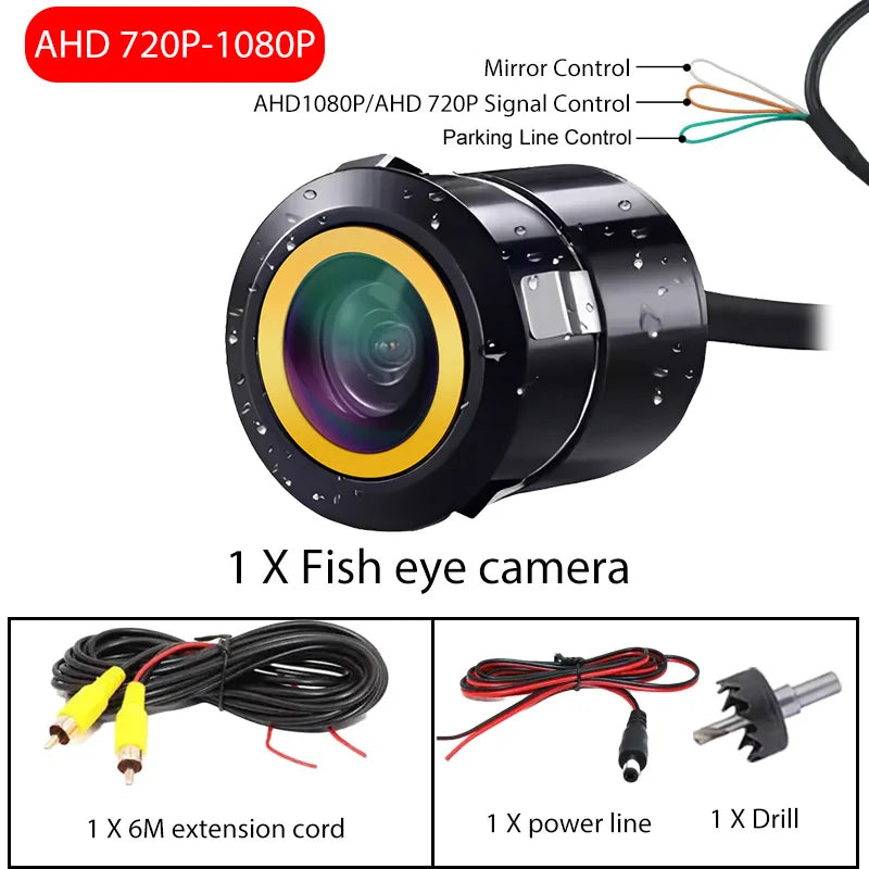 AHD 1920x1080P Fisheye Kamera 18.5mm