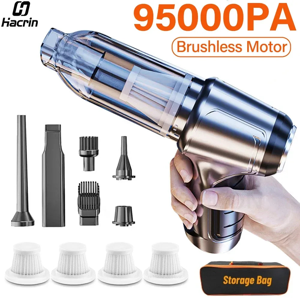 Kabelloser Auto-Staubsauger 95000PA – SwissGlanzGarage Autopflege Schweiz